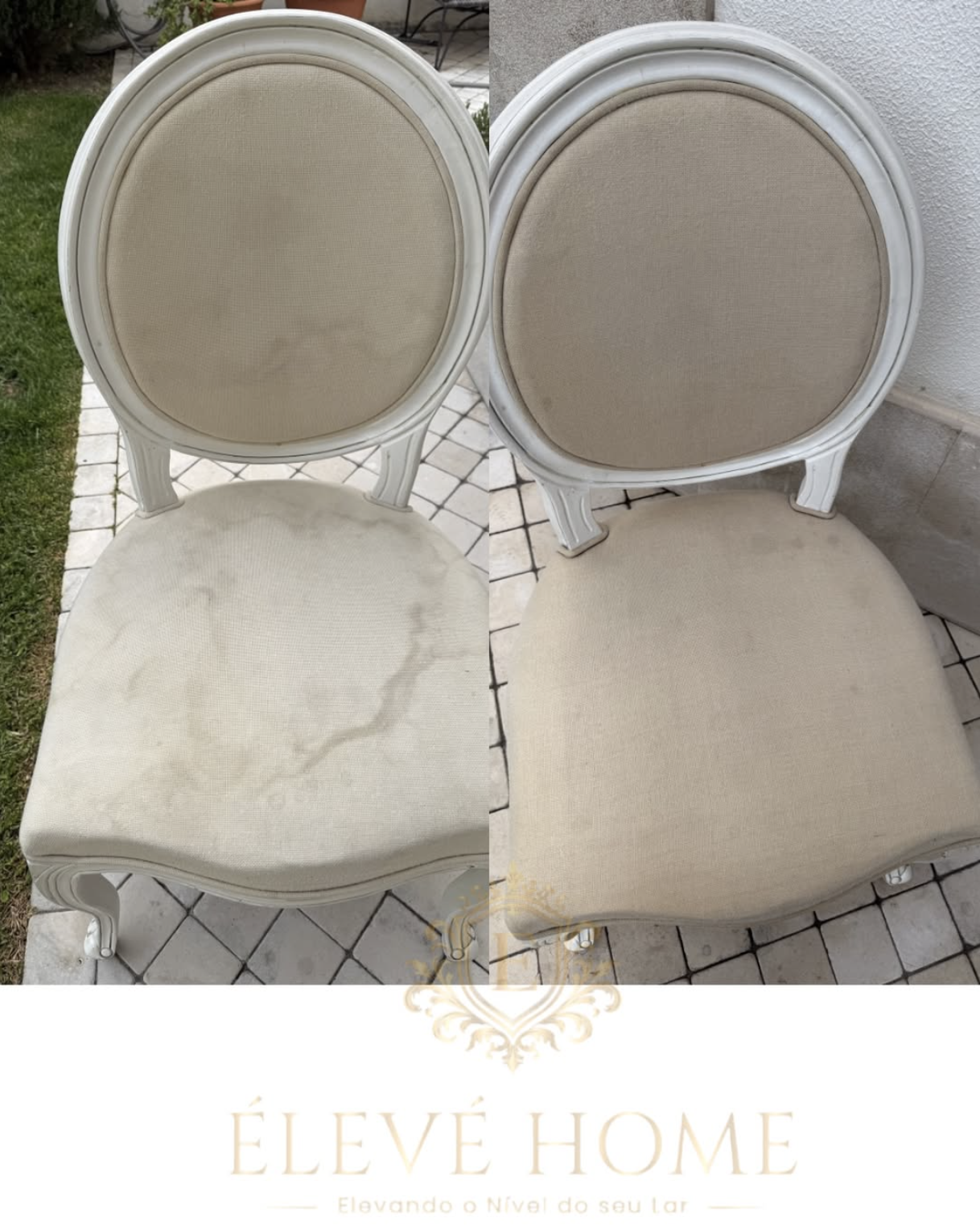 Higienização profunda de cortinados no local